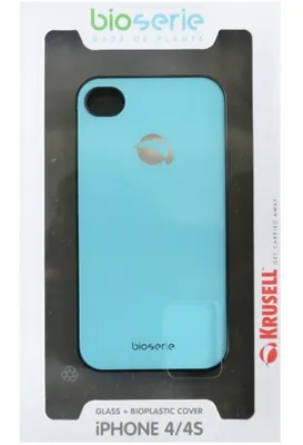 Image de Cover verre + plastique bleu pour Apple iPhone 4/4S