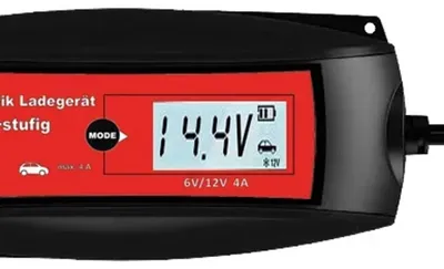 Obrázok produktu pre IWH 75906 IWH nabíjačka autobatérií 2/4A, 6/12V, plne automatická