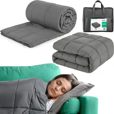 Image de Kedica® Couverture de poids, couverture thérapeutique, troubles du sommeil - 200x150 cm - poids 7 kg