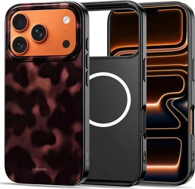 Obrázok produktu pre Obal Tech-Protect Lamano MagSafe pre iPhone 17 Pro - čierny a červený