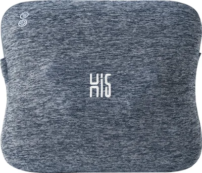 Produktbild von Hi5 Bravo Shiatsu-Massagekissen mit Wärmefunktion, 4 Massageköpfe, Abschaltautomatik, waschbarer Bezug für Schultern, Nacken, Rücken und Beine - Anthrazit