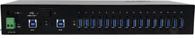 Immagine prodotto di EXSYS EX-1526HMVS Hub di interfaccia USB 3.2 Gen 1 (3.1 Gen 1) Tipo-B 5000 Mbit/s Nero (EX-1526HMVS)