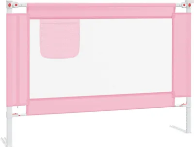 Produktbild von vidaXL Kleinkind-Bettschutzgitter Rosa 90x25 cm Stoff