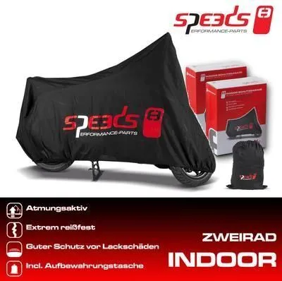 Produktbild von Speeds Indoor Textilgarage schwarz für Scooter und Bikes 274x108x104 mm