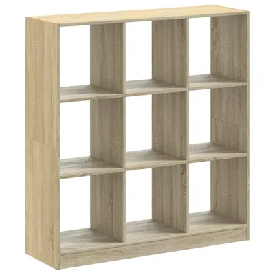 Obrázek produktu pro vidaXL Knihovna Sonoma dub 102x32x108 cm Materiál na bázi dřeva