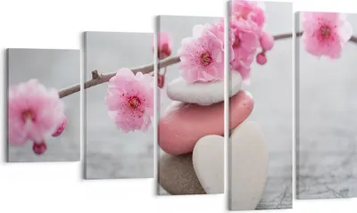 Produktbild von Bild auf Leinwand - Leinwandbild - Yoga weiblich Blume Gesundheit - 100x60cm - Wand Bild - Wanddeko - Leinwanddruck - Bilder - Kunstdruck - Wanddekoration - Leinwand bilder - Wandkunst - EG100x60-3178