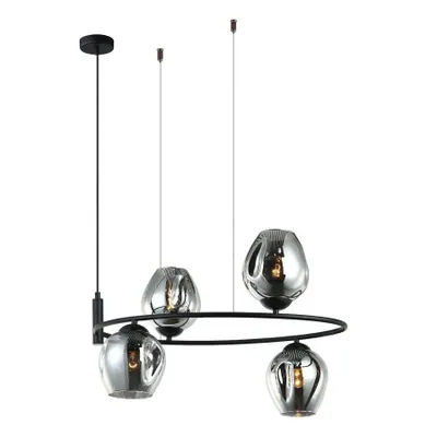 Productafbeelding van Roxane MDM-4046-4 BK+SG hanglamp van Italux