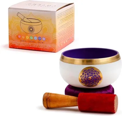 Produktbild von Famanu Tibetische Klangschalen Set - spirituelle Meditation, handgefertigt