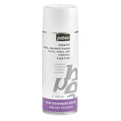 Image de Spray fixateur pastel et fusain Pebeo, 400 ml