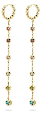 Produktbild von Jette Cosmopolitan Goldohrringe 925 Sterling Silber