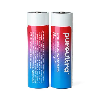 Produktbild von 21700 5000 - 6000mAh 3.7V Li-Ion Akku | Schutzschaltung integriert | 12 - 15A High Drain