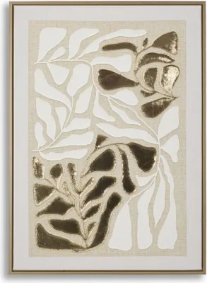Image de Mauro Ferretti peinture murale Goldy avec cadre 50x3x70 cm