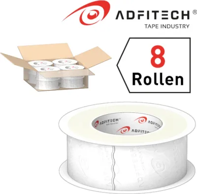 Produktbild von Adfitech Dichtklebeband 'AT420' 60 mm x 50 lfm / Krt a 8 Rollen