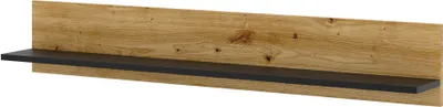 Zdjęcie produktu dla Półka wisząca AURA 120 cm DĄB ARTISAN / CZARNY MAT