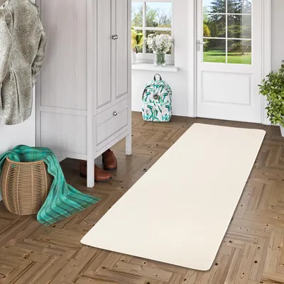 Produktbild von Velours Läufer Teppich Joy Creme, Größe:80x320 cm