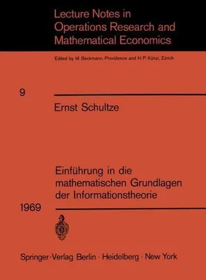 Produktbild von Einführung in die mathematischen Grundlagen der Informationstheorie