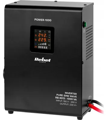 Obrázek produktu pro Rebel RB-4013 Záložní nástěnný zdroj POWER-1000, 1000VA/700W, 12V/230V