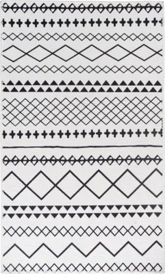 Produktbild von Maya 400 Weiß / Schwarz 200cm x 290cm