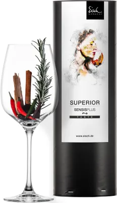 Image de Eisch Vorteilset 2 Stück Bordeauxglas 500/21 in Geschenk-Röhre SUPERIOR SENSISPLUS 25002021 und Geschenk + Spende