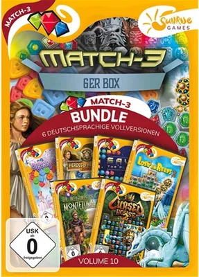 Produktbild von Match 3 6-er Box Vol.10 PC SUNRISE