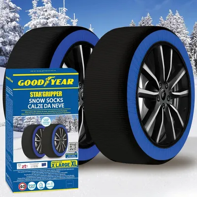 Produktbild von Schneesocke Textil Schneeketten-Alternative - Größe XL - R14 bis R21 - EN 16662-1:2020 typgenehmigt