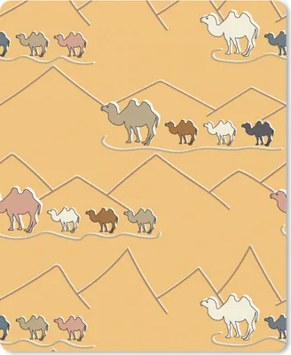 Produktbild von MuchoWow® Mauspad Mousepad Kamel - Wüste - Muster - Kinder 30x40 cm - Mousepads - Maus Mat - Pad - Mausunterlage - Mausmatten