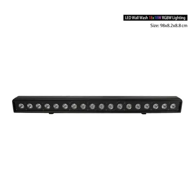 Immagine prodotto di Wallwasher a LED, 18x18W RGBWA+UV, controllato da DMX , 18x18W RGBWAUV, spina UE