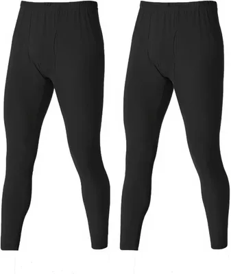 Produktbild von Thermoleggings Herren 2-Pack, ultra weich, warm für Winter, für Skireisen