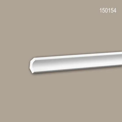 Produktbild von PROFHOME 150154 Eckleiste aus Polyurethan Deckenleiste Stuckleiste 2 m