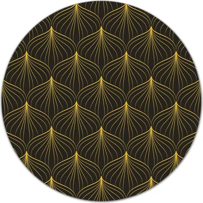 Produktbild von Glas Schneidebrett Herdabdeckplatten Schneideplatten Rund - 40 cm - Goldform weiß