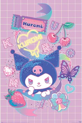 Immagine prodotto di Sanrio - "Mood" stampato, Kuromi PM12548 (91,5 cm x 61 cm) (Multicolore)