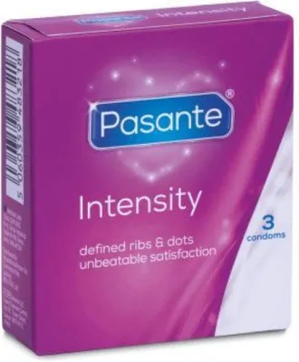 Produktbild von Pasante Ribs & Dots/Intensität Kondome 3 Stück