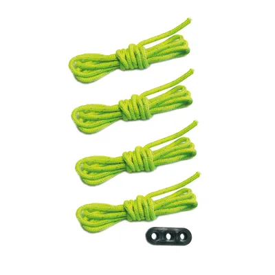 Produktbild von Happy People Abspannleine Zelt 4er Pack reflektiert im Dunkeln Camping Zelten Outdoor Hering