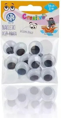 Produktbild von Oczy samoprzylepne Pirat Astra 20 mm