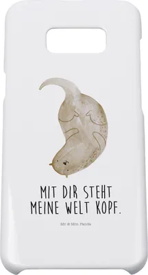 Produktbild von Mr. & Mrs. Panda Samsung Galaxy S8 plus Handyhülle  Otter Kopfüber - Weiß - Geschenk, Niedlich, Verknallt, Verliebt, Seeotter, Handy Case, Hülle, Cover, Liebe