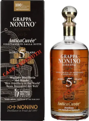 Produktbild von Nonino Grappa Antica Cuvée Cask Strength | 59,9 % vol | 0,7 l