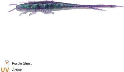 Produktbild von Zeck Barsch Alarm BA Shaky Sneaker 10cm - 7 Gummiköder, Zeck Farbe:Purple Ghost