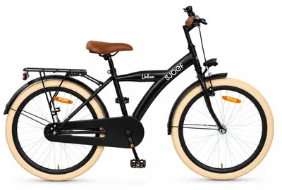 Produktbild von SJOEF Urban Jungenfahrrad 24 Zoll – Mattschwarz