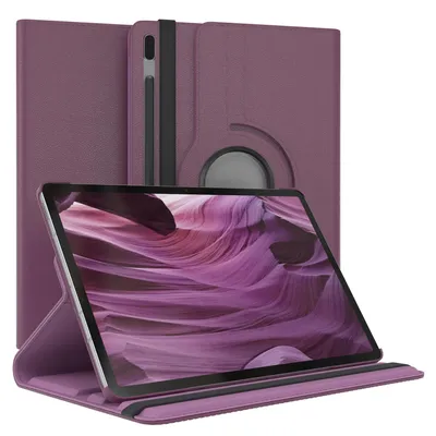 Produktbild von EAZY CASE - Tablet Hülle fürSamsung Galaxy Tab S7 FE / 5G Schutzhülle, Tablet Case 360° drehbar in Violett