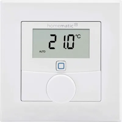 Produktbild von Homematic IP Wandthermostat HmIP-WTH-2 mit Luftfeuchtigkeitssensor WTH-2 für Smart Home / Hausautomation