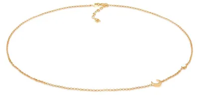 Produktbild von Elli Halskette Damen Filigran Basic Minimal mit Mondstein 925 Silber