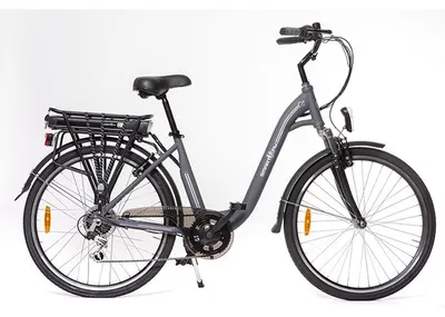 Produktbild von Smartway E-Citybike C6D4SCW Stahl 26'' 250 W 36 V 7,8 Ah 45 km Weiß
