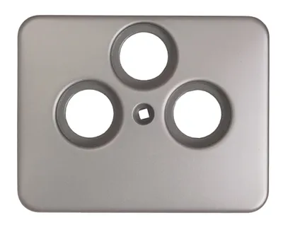 Produktbild von BJ alpha nea Koax-Abdeck. 1743-03-20-101 3Loch platin