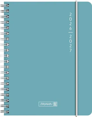 Produktbild von Schülerkalender 2026/2027 "Plain Blue" | A6, Kunststoff