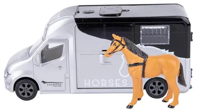 Obrázek produktu pro Waldhausen hrací set transportér koní se světlem a zvukem koně , Barva:transportér koní