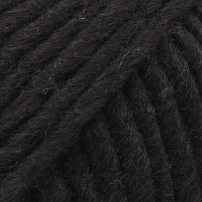 Produktbild von Hochwertige DROPS Snow Wolle - 100% Reine Wolle, Schwarz, 50g