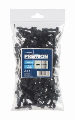 Obrázek produktu pro PREMION PREP00032 - Hmoždinka pro stahovací pásky černá 10 x 43mm 100ks