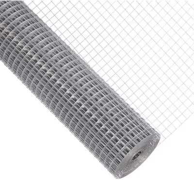 Produktbild von Volierendraht 19x19mm Maschendraht 4-Eck Verzinkt Drahtgitter (100cm x10m, 1,45mm)