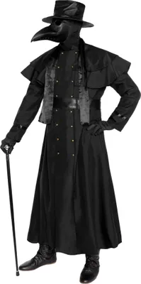Produktbild von Pestdoktor - Vampir Halloween Kostüm Herren Größe: L-XL