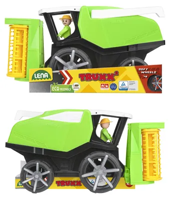 Zdjęcie produktu dla Lena TRUXX SM04536, Kombajn, 2 lat(a), Guma, Stal, Czarny, Zielony